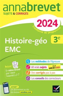 Front cover_Histoire géographie, enseignement moral et civique 3e