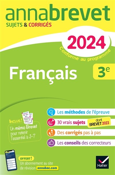 Front cover_Français 3e