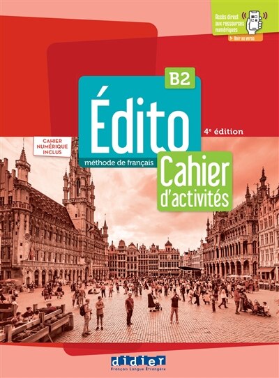 Couverture_Edito, méthode de français B2