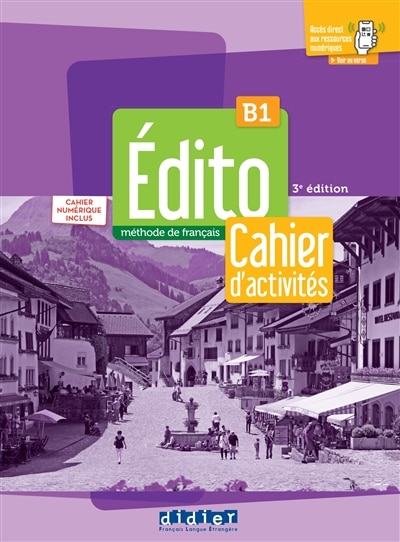 Front cover_Edito, méthode de français B1