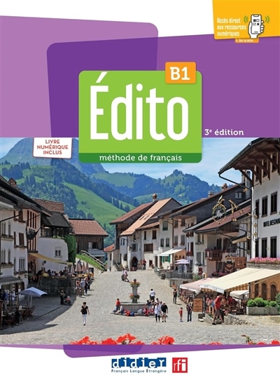 Couverture_Edito, méthode de français, B1