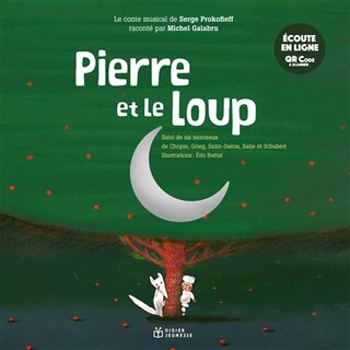 Front cover_Pierre et le loup : suivi de six morceaux de Chopin, Grieg, Saint-Saëns, Satie et Schubert