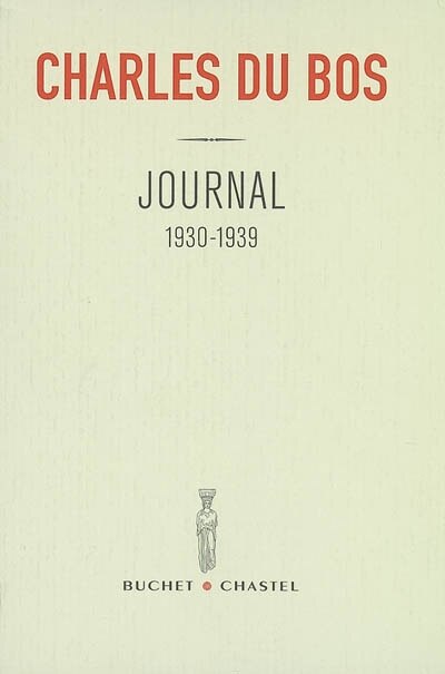 Front cover_Journal, Vol. 3. 1930-1939