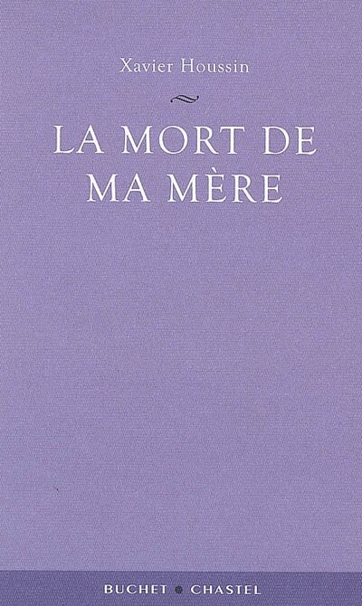 Front cover_La mort de ma mère