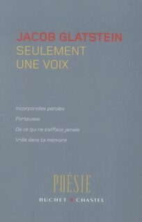 Front cover_Seulement une voix : poèmes