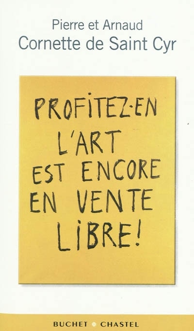 Front cover_Profitez-en, l'art est encore en vente libre !