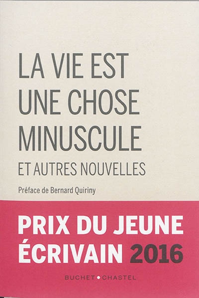 Front cover_La vie est une chose minuscule