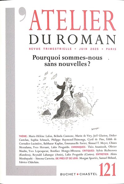 Front cover_Atelier du roman (L'), n°121. Pourquoi sommes-nous sans nouvelles ?