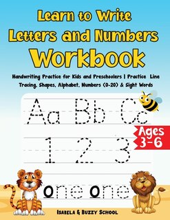 Front cover_Learn to Write Letters and Numbers Workbook