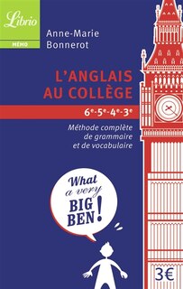 Couverture_L' anglais au collège, 6e-5e-4e-3e