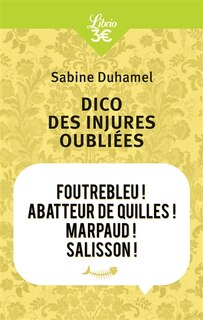 Front cover_Dico des injures oubliées