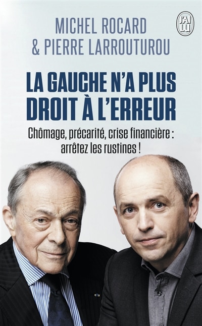 Front cover_La gauche n'a plus droit à l'erreur