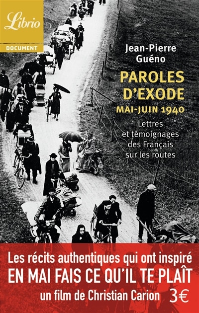 Front cover_Paroles d'exode