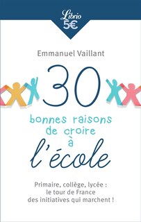 Front cover_30 bonnes raisons de croire à l'école