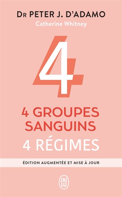Couverture_4 groupes sanguins, 4 régimes