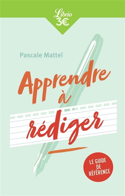 Front cover_Apprendre &agrave; r&eacute;diger