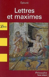 Front cover_Lettres et maximes