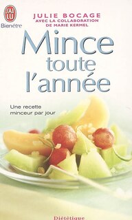 Front cover_Mince toute l'année : une recette minceur par jour