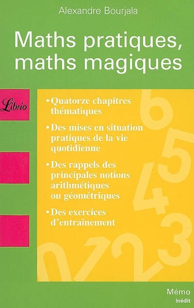 Front cover_Maths pratiques, maths magiques