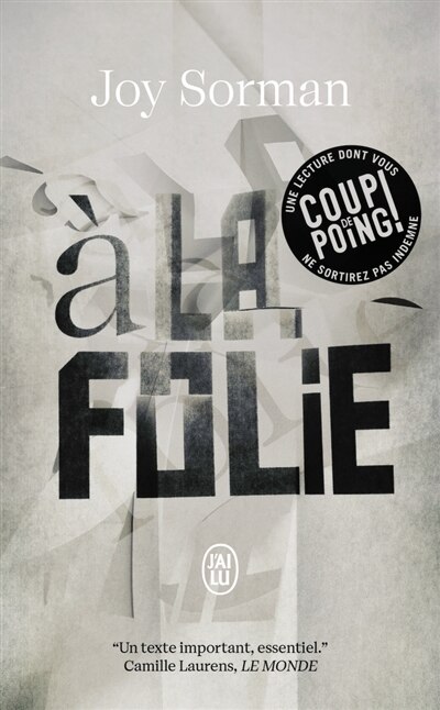 Couverture_A la folie