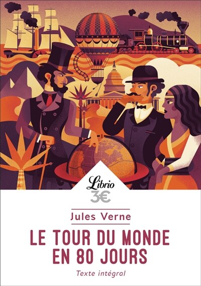 Front cover_Le tour du monde en 80 jours : texte intégral