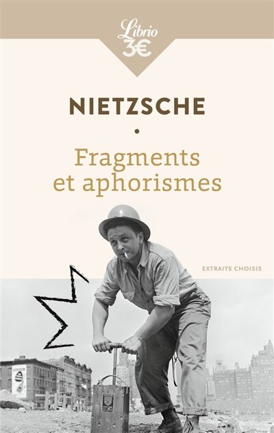 Front cover_Fragments et aphorismes