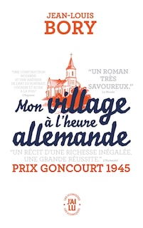 Front cover_Mon village à l'heure allemande