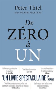 Front cover_De zéro à un : comment construire le futur