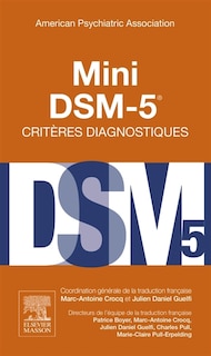 Couverture_MINI DSM-5 CRITÈRES DIAGNOSTIQUES
