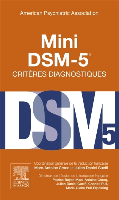 Couverture_MINI DSM-5 CRITÈRES DIAGNOSTIQUES
