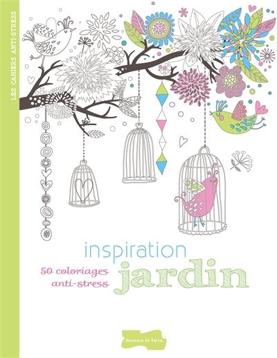 Front cover_Inspiration jardin : 50 coloriages anti-stress