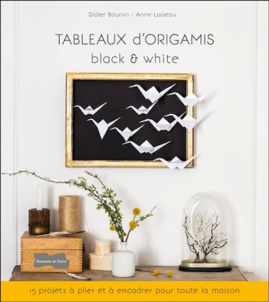 Tableaux d'origamis  black  white