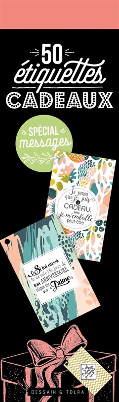 Couverture_50 étiquettes cadeaux : spécial messages