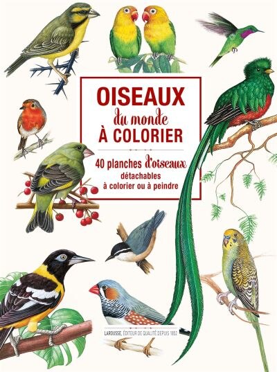 Couverture_Oiseaux du monde à colorier