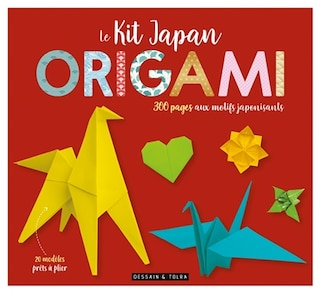 Front cover_Le kit Japan origami : 300 pages prêtes à plier... et 20 modèles pour tous les niveaux !