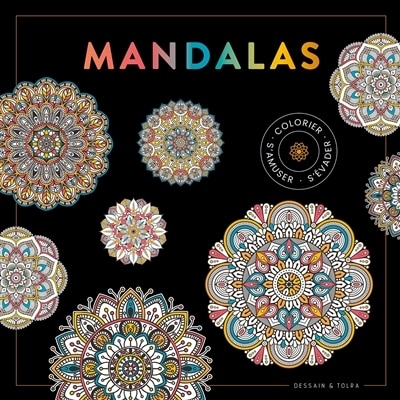 Couverture_Mandalas : colorier, s'amuser, s'évader