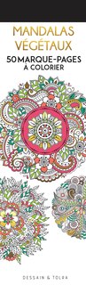 Front cover_Mandalas végétaux : 50 marque-pages à colorier