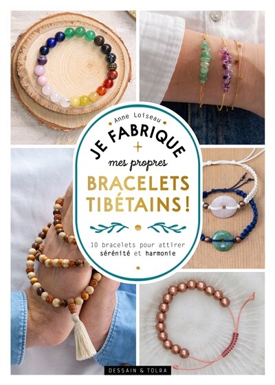 Couverture_Je fabrique mes propres bracelets tibétains !