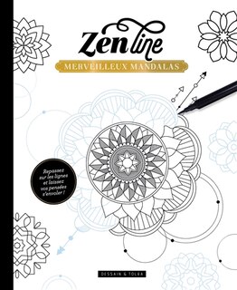 Couverture_Merveilleux mandalas : repassez sur les lignes et laissez vos pensées s'envoler !