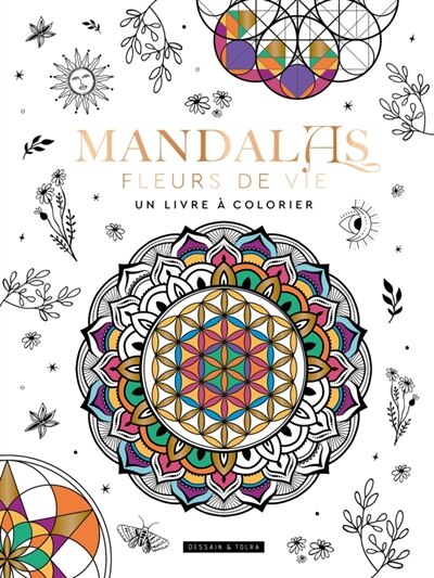 Couverture_Mandalas fleurs de vie, un livre à colorier
