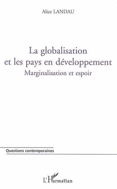 Front cover_La globalisation et les pays en développement