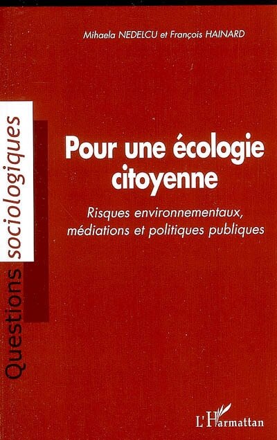 Front cover_Pour une écologie citoyenne