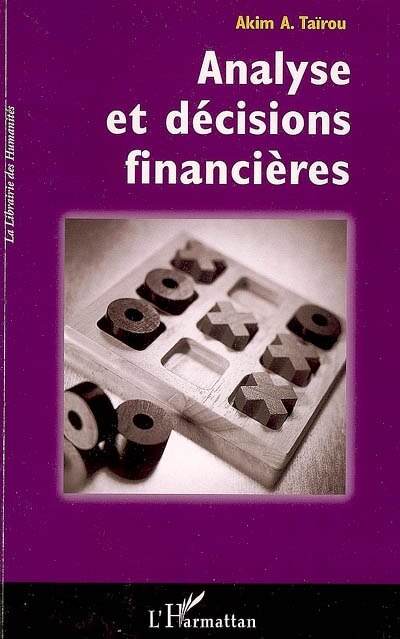Front cover_Analyse et décisions financières
