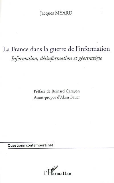 Front cover_France dans la guerre de l'information