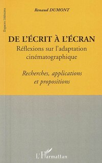 Front cover_De l'&eacute;crit &agrave; l'&eacute;cran