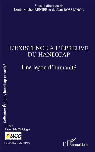 Couverture_Existence &agrave; l'&eacute;preuve du handicap