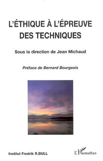 Front cover_L' éthique à l'épreuve des techniques