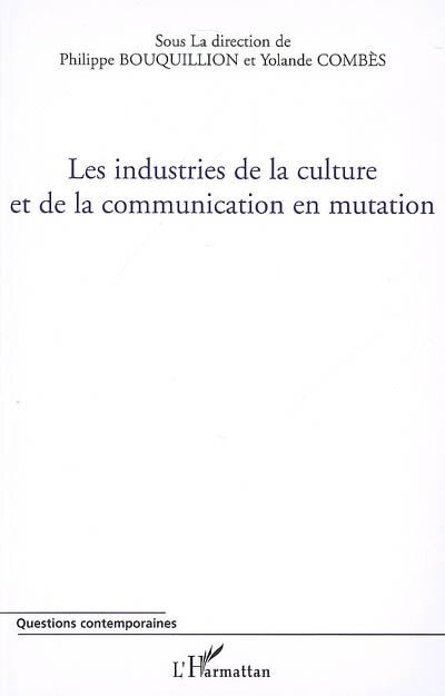 Front cover_Industries de la culture et de la communication en mutation