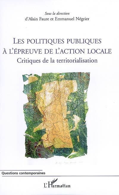 Front cover_Politiques publiques à l'épreuve de l'action locale