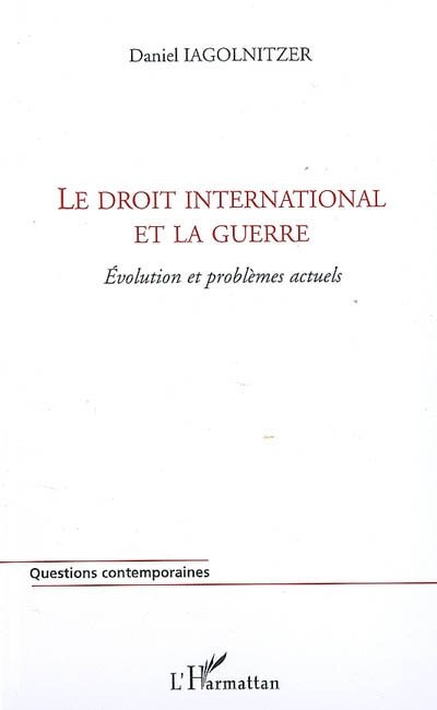 Front cover_Le droit international et la guerre